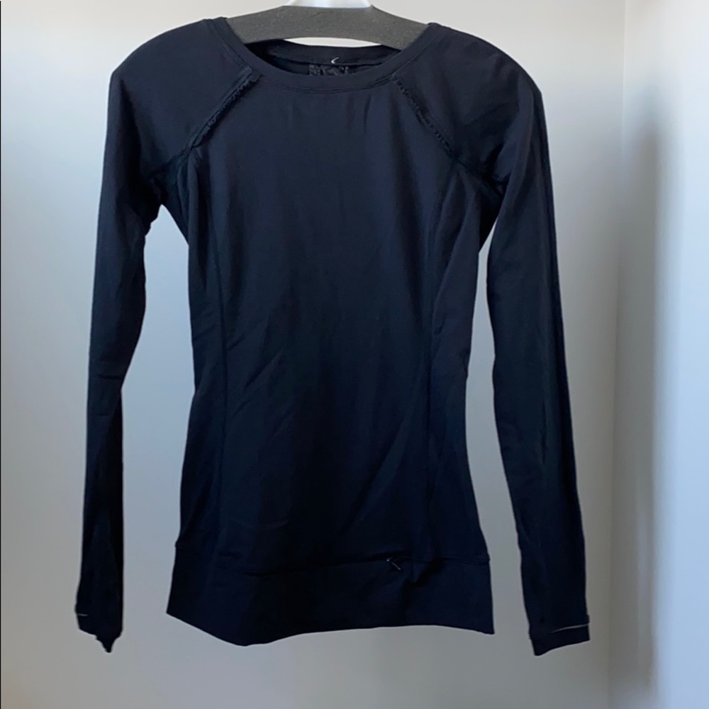 Lululemon Womens black long sleeve top